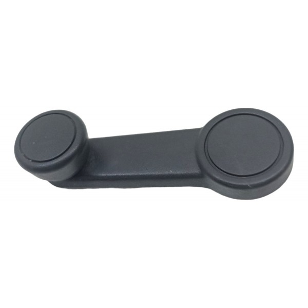 Manivela Vidro Porta Ford Fiesta 2003 2004 2005 2006 2007 - Preto