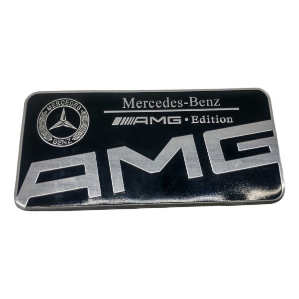 Emblema Rotulagem Auto Colante Amg Mercedes A200 2014 2015 Prateado