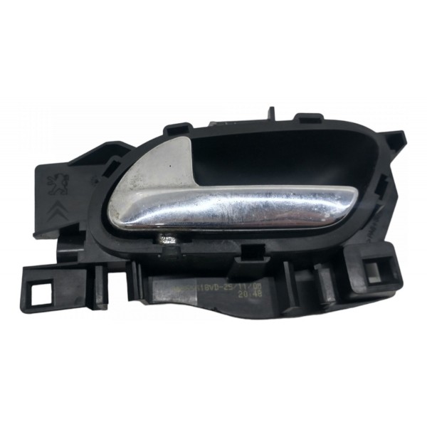 Maçaneta Interna Tras Esquerda Citroen C4 Picasso 2010 2011 Preto Traseira