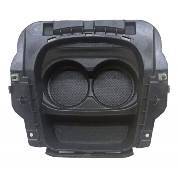 Porta Copo Console Central Peugeot 208 2014 2015 2016 2017 Preto