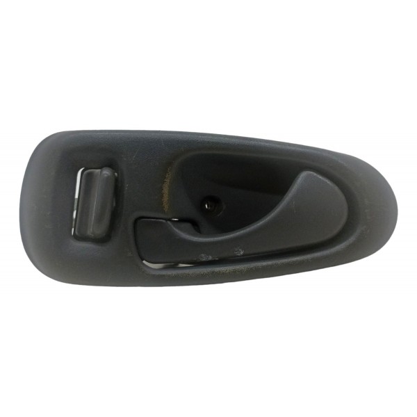 Maçaneta Interna Esquerda Mitsubishi L200 2006 2007 2008 Cinza Dianteira