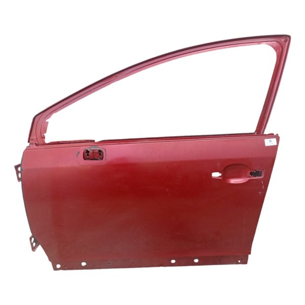 Porta Dianteira Esquerda Citroen C4 2007 2008 2009 2010 11 Dianteira Esquerdo Vermelho