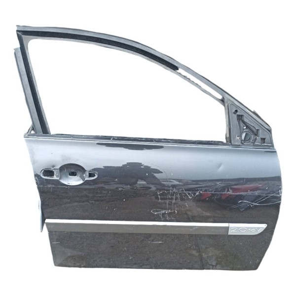 Porta Dianteira Direita Renault Megane 2008 2009 Detalhe Preto Direito Dianteira