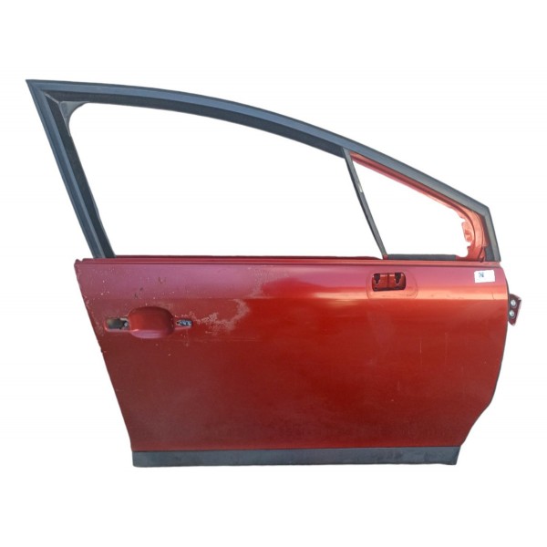 Porta Dianteira Direita Citroen C4 2007 2008 2009 2010 2011 Direito Vermelho Dianteira