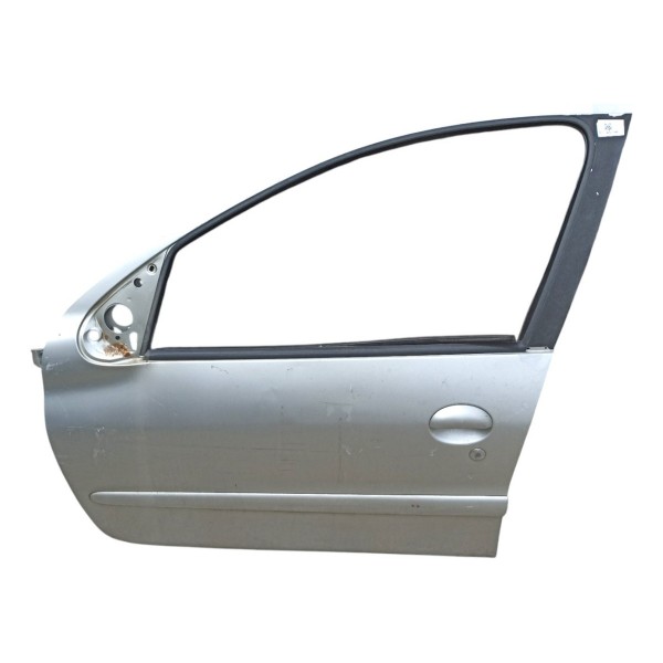 Porta Diant Esquerda Peugeot 206 2002 2003 2004 2005 2006 Dianteira Esquerdo Cinza