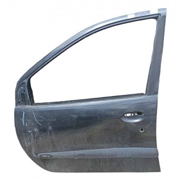 Porta Dianteira Esquerda Renault Scenic 2008 2009 2010 11 Dianteira Esquerdo Preto