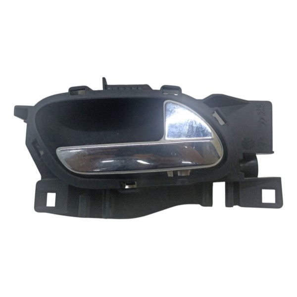 Maçaneta Interna Tras Esquerda Citroen C3 2014 2015 2016 201 Preto Traseira