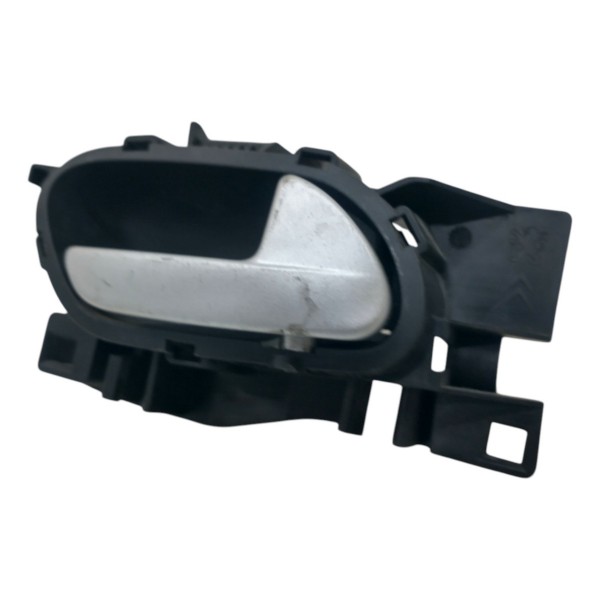 Maçaneta Interna Diant Direita Peugeot 208 2015 2016 2017 18 Preto Dianteira