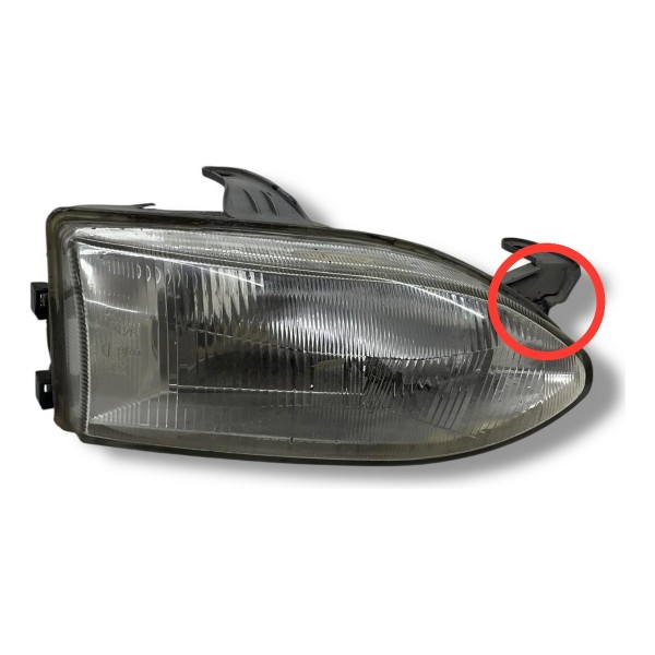 Farol Direito Fiat Palio 1995 1996 1997 1998 2005 Detalhe