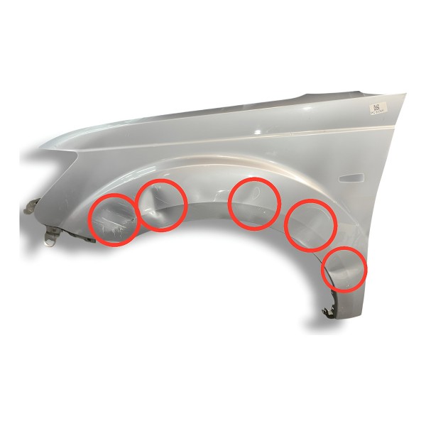 Paralama Esquerdo Mitsubishi Outlander 2008 2009 12 Detalhe