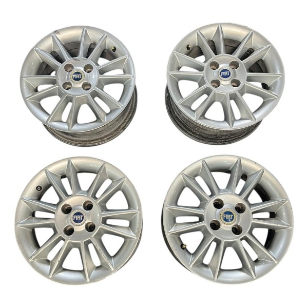 Jogo Roda Aro 15 Fiat Siena 2004 2005 2006 2007 2008 2009