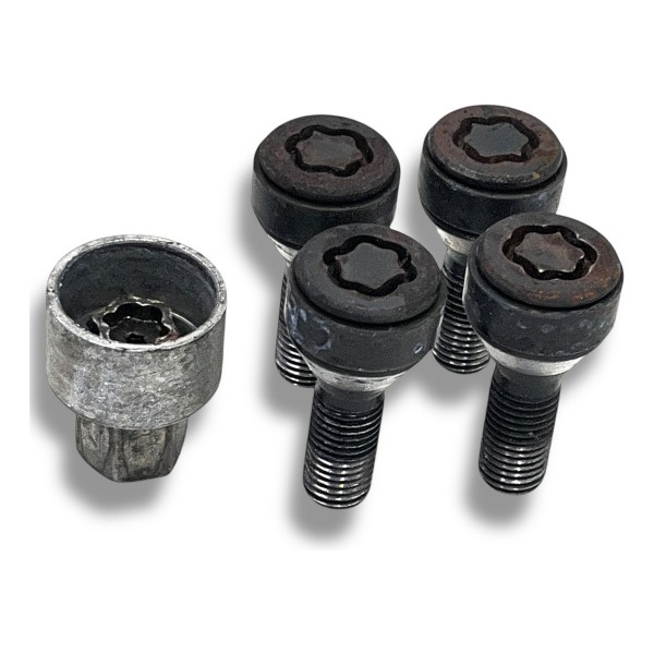 Jogo Parafuso Segredo Trava Roda Bmw X1 2009 2010 2011 2013