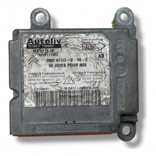 Módulo Airbag Citroen Picasso Xsara 1.6 2008 2010 2011 2012
