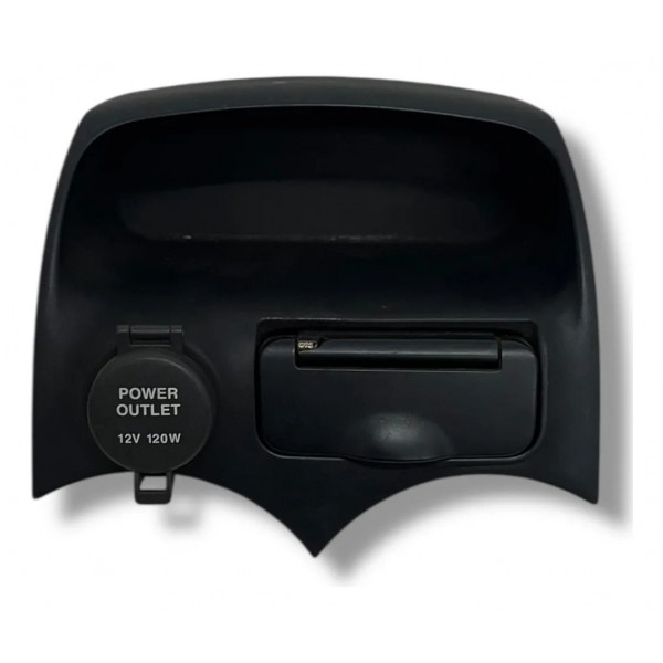 Porta Objetos Tomada Usb Kia Picanto 2008 2009 2010 2011 12 Preto