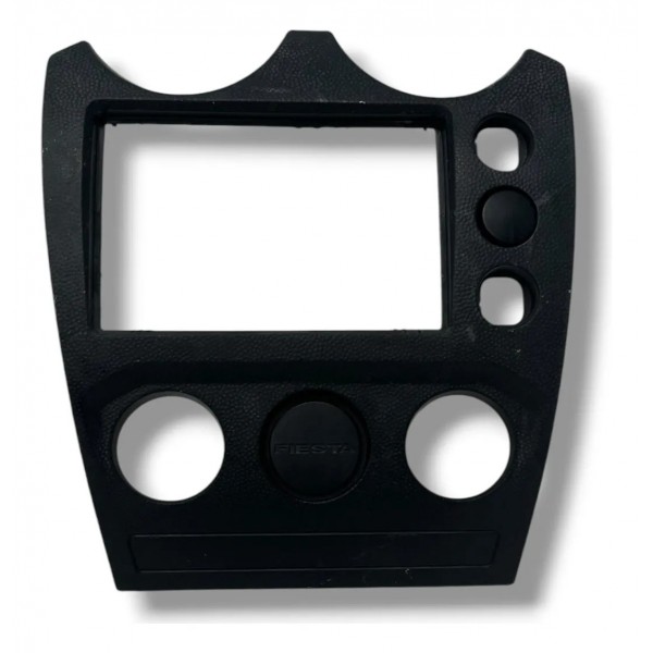 Moldura Central Painel  Ford Fiesta 2010 2011 2012 2013 Preto