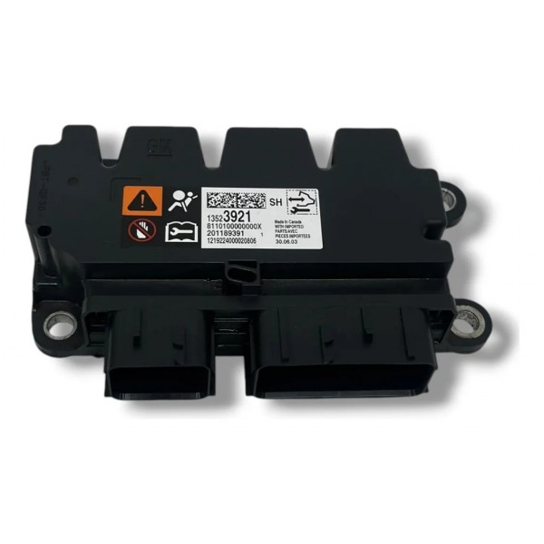 Módulo Airbag Gm Ônix Joy 1.0 2019 2020 2021 13523921