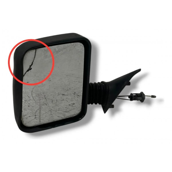 Retrovisor Externo Esquerdo Fiat Fiorino 1.3 2008 2009 Det
