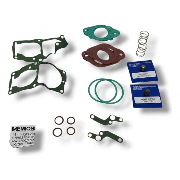 Kit Junta Carburador Vw 1300 1600 Gasolina 1980 1981 1982