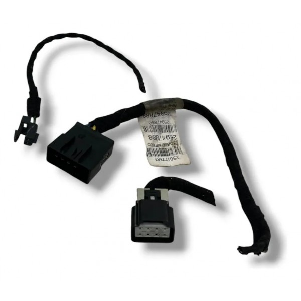 Kit Plug Chicote Botão Vidro Diant Dir Gm Captiva 2008 2014