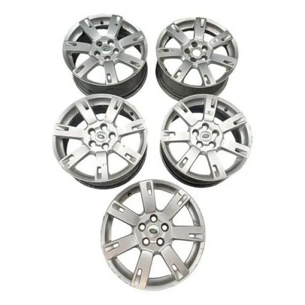 Jogo Roda Aro 19 Land Rover Discovery 3 2011 2012 13 Detalhe Prateado