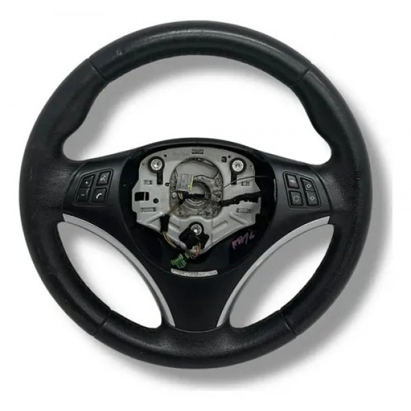 Volante Comando Som Bmw X1 320 318 120 118 2010 2011 2012 13 Preto