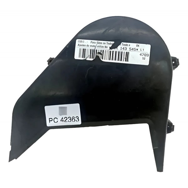Capa Correia Dentada Vw Golf 1.6 Flex 2008 A 2012 Preto