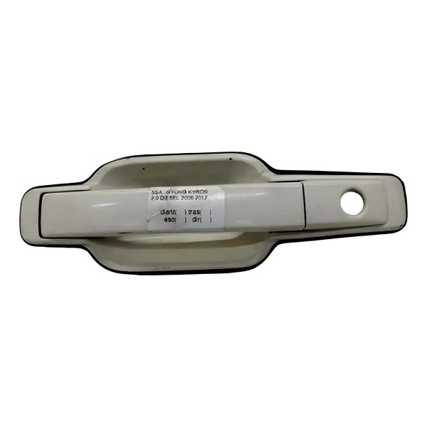 Maçaneta Externa Dianteira Esquerda Ssangyong Kyron 2009 A 2 Branco Dianteira