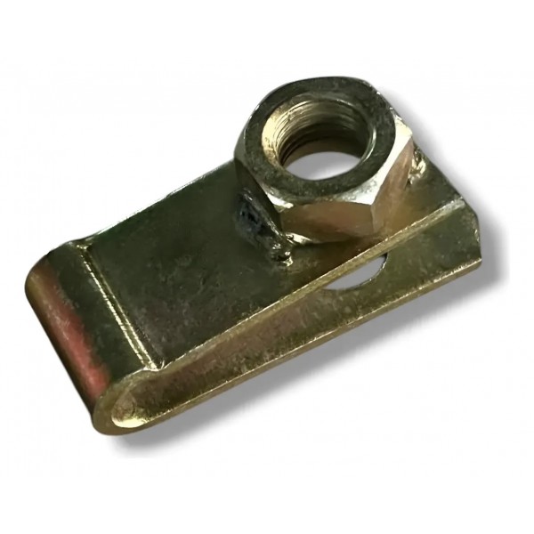 Porca Presilha Coxim Motor Fiat Fiorino Elba Uno Dourado